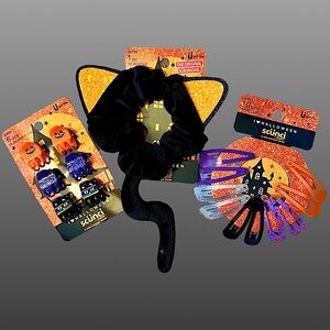 🎃*NWT* 3pc Halloween Hair Accessories Bundle